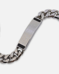 Guess Mainline 10mm Script Onix Curb Chain Braclet Multi