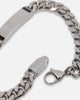 Guess Mainline 10mm Script Onix Curb Chain Braclet Multi