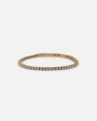 Guess Mainline Gold Tennis Logo Bracelet Multi