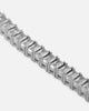 Saint Morta Iced Baguette Bracelet Iced White Gold