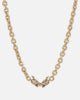 Ed Hardy Dragon Choker Chain Necklace Gold