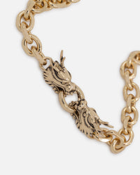 Ed Hardy Dragon Choker Chain Necklace Gold