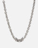 Ed Hardy Dragon Choker Chain Necklace Silver