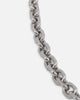 Ed Hardy Dragon Choker Chain Necklace Silver