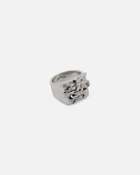 Ed Hardy Heart & Dagger Ring Silver