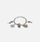 Ed Hardy Multi Charm Cuban Chain Bracelet Silver
