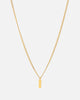 Saint Morta Bar Totem Pendant Chain Gold