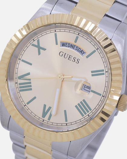 Guess Mainline Connoisseur Watch Gold/Green