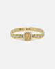Guess Mainline 16mm Lion Crystal Bracelet Gold