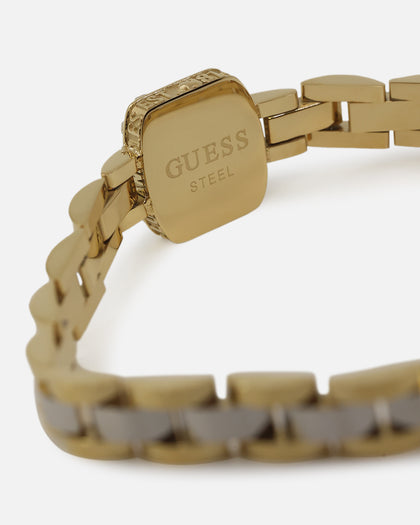 Guess Mainline 16mm Lion Crystal Bracelet Gold