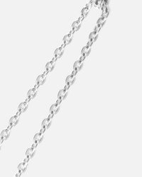 Saint Morta Malachite Pendant Chain White Gold