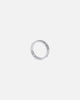 Saint Morta 5mm Black Etched Ring White Gold