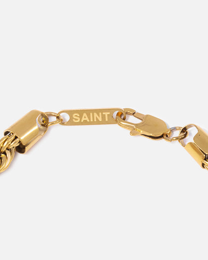 Saint Morta 8mm Rope Chain Bracelet Gold