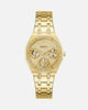 Guess Mainline Quinn Gold Bracelet Watch Gold