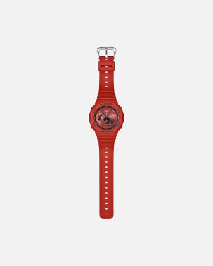 G Shock GA2100RRB-4A Watch Red/Red