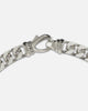 Guess Mainline Lion King Crystal Exagon Necklace Silver