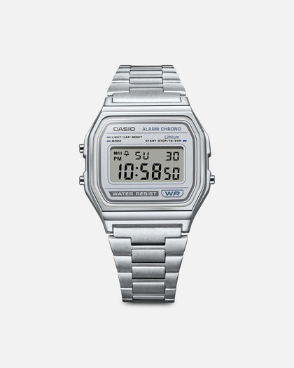 Casio A158WEA-7D Watch Silver/Silver
