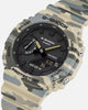 G Shock GA2100CM-5A Watch Camo/Black