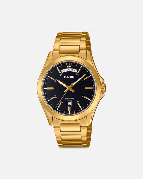 Casio MTP1370G-1A Watch Gold/Black
