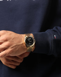 Casio MTP1370G-1A Watch Gold/Black