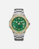 Palm Angeles Stratos Watch Silver/Gold/Green
