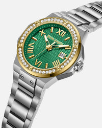 Palm Angeles Stratos Watch Silver/Gold/Green