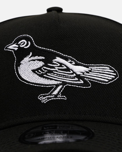 New Era Baltimore Orioles 'Black And White' 9FORTY A-Frame Snapback Black/White