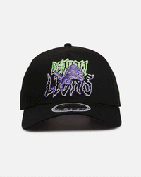 New Era Detroit Lions 'Spooky Script' 9FORTY A-Frame Snapback Black/Green/Purple