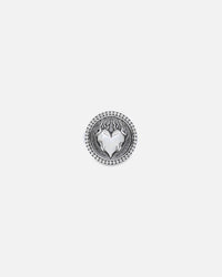 NXS Burning Heart Ring White Gold