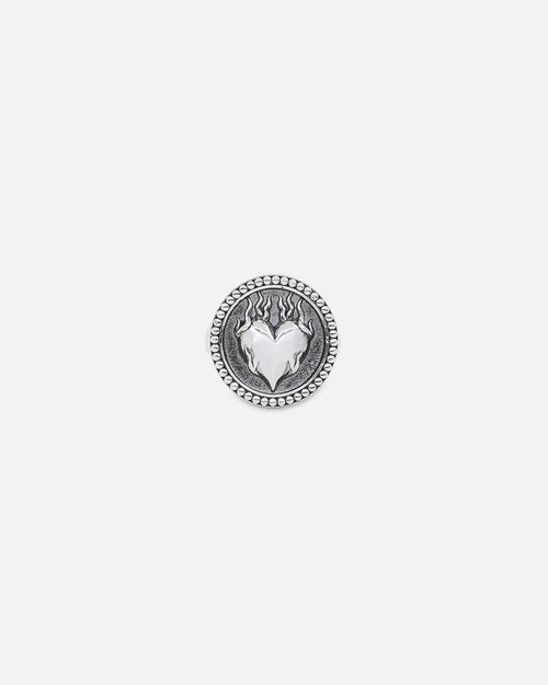 NXS Burning Heart Ring White Gold