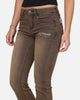 Ed Hardy Women's Tiger Bootcut Jeans Brown