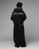 Loiter Pearl Zip Hoodie Black
