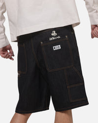 Carré x Disney Mickey & Friends Denim Jorts Raw Indigo