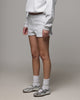 American Thrift Women's Fleece Shorts Grey Heather