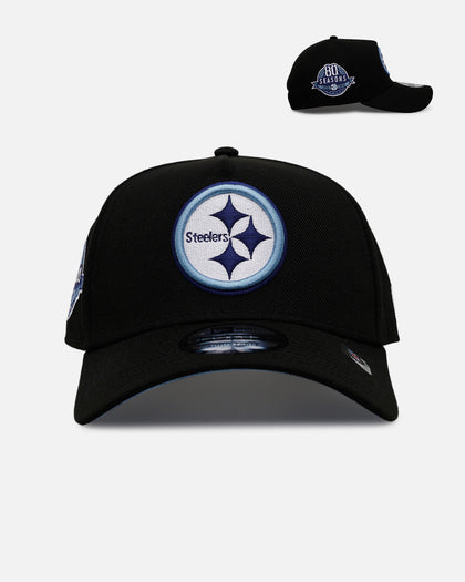 New Era Pittsburgh Steelers 'Black And Sky Blue' 9FORTY A-Frame Snapback Black/Sky Blue