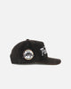 New Era Penrith Panthers 'NRL Golfer Washed Black' Pre-Curved Corduroy Golfer Snapback Washed Black