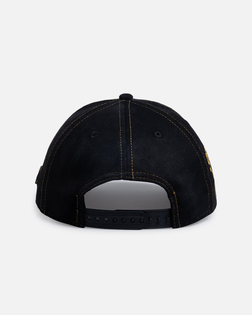 New Era Chicago Bulls 'Statement Suede 10 Year Anniversary' 9FORTY A-Frame Snapback Black Suede