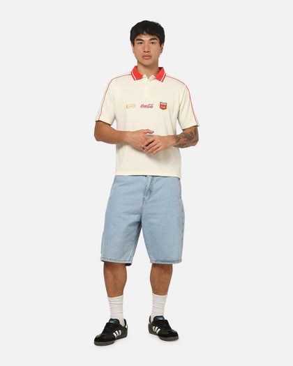 Carre Carré X Coca Cola Club Crest Polo Shirt Off White