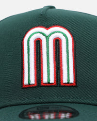 New Era Mexico National Baseball Team 'Floral Side Patch' 9FORTY A-Frame Snapback Official Team Color
