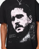 73Studio X Game Of Thrones Jon Snow Vintage T-Shirt Black Acidwash
