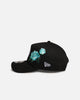 New Era Boston Celtics 'Aqua Rose Embroidery' 9FORTY A-Frame Snapback Black/Aqua