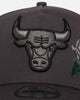 New Era Chicago Bulls 'Gray Tonal Rose Embroidery' 9FORTY A-Frame Snapback Gray