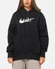 Nike Women's Sportswear Phoenix Fleece Oversized Logo Hoodie Black/Summit White