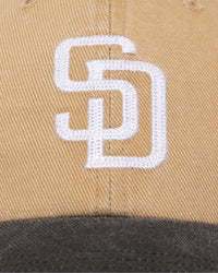 47 Brand San Diego Padres 47 Clean Up Strapback Khaki