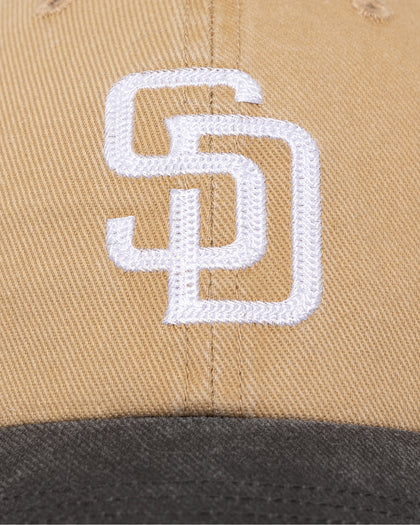 47 Brand San Diego Padres 47 Clean Up Strapback Khaki