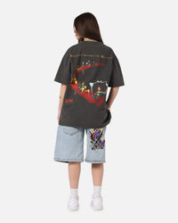 73Studio X Diablo Halloween Heroes Are Born Heavyweight T-Shirt Black Wash