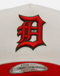 New Era Detroit Tigers 'Strawberry' 9FORTY A-Frame Snapback Chrome/Red