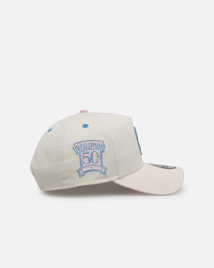New Era San Francisco Giants 'Pastel' 9FORTY A-Frame Snapback Chrome White