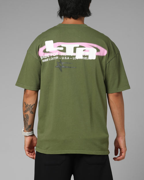 Loiter Shadowmark T-Shirt Olive Green