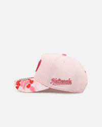 Mitchell & Ness Washington Nationals 'Pink Camo' Pro Pinch Snapback Pink